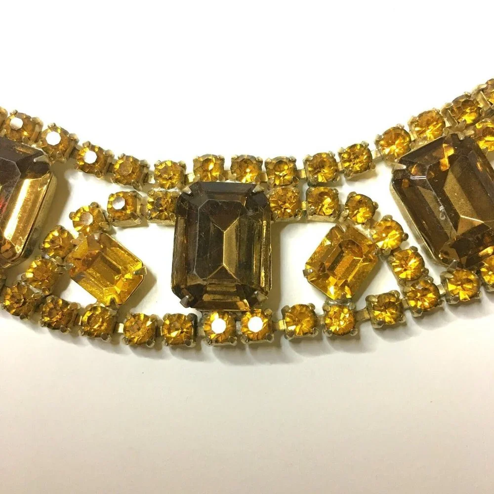 "ORIGINAL BY ROBERT" VINTAGE Hollywood Necklace and Bracelet Set - Picture 3 of 12